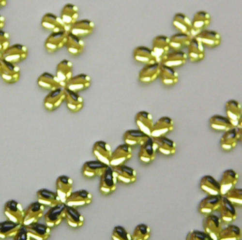 Yellow Flower Rhinestones for Scrapbooking/Cardmaking(Pack of 20)