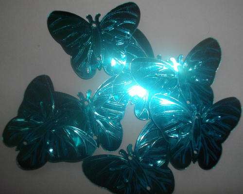TEAL Foil Butterflies(20mmx30mm)
