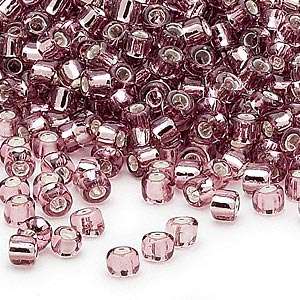 Amethyst Silver-Lined Glass Seed Beads(8/0)- 30 grams