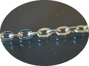 Silver Chain-3mm Link (50cm Length)
