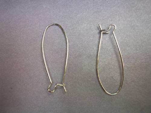 Silverplated Earring Wire - sold as pair(35mm)