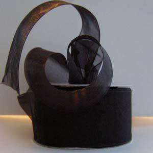 Black Organza Ribbon (per metre)(10mm)