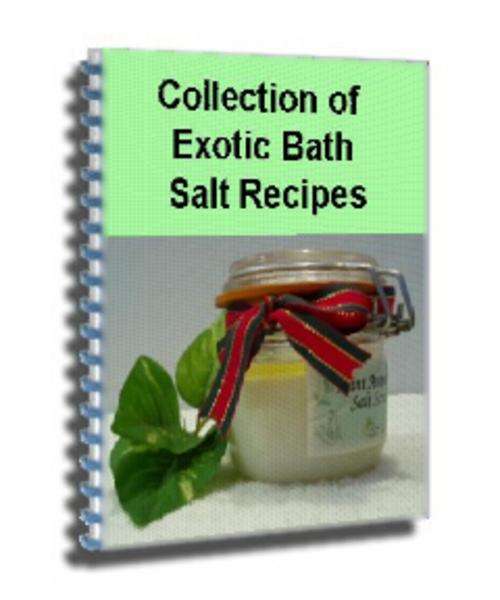 Bath Salt &Bubble Bath Recipes -No Postage Fee!!!!!!!