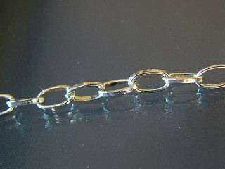 Silver Chain-7mm Link (1metre Length)