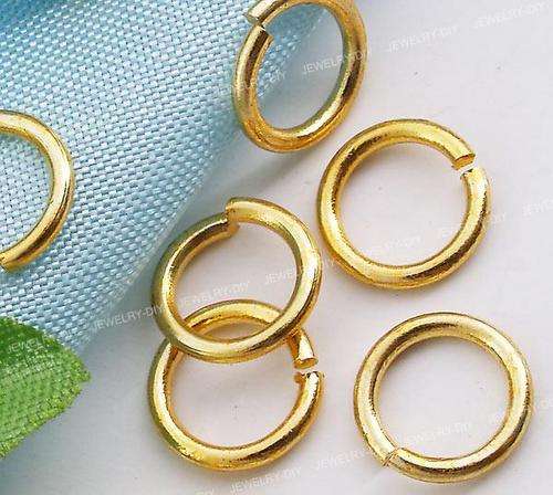 Goldplated Jumprings Rings(7mm) - pack of 20