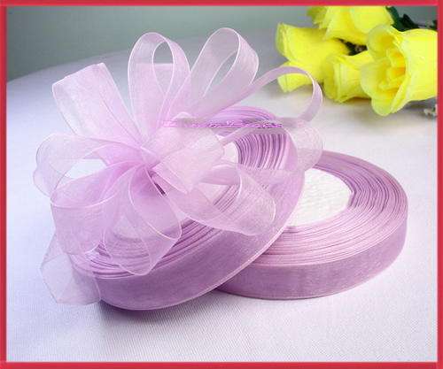 Lilac  Organza Ribbon (per metre)(10mm)