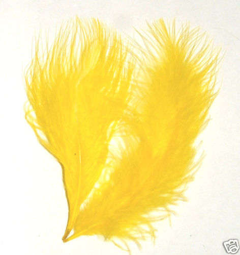 Yellow Feathers - Pack of 5