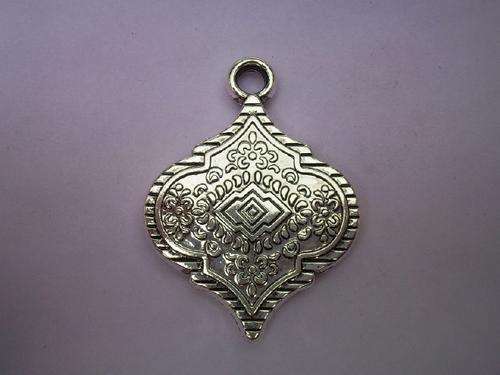 Nickle Acrylic Rhodium Plated Pendant(50mmx38mm)