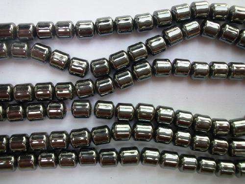 Hematite Cylinder Beads