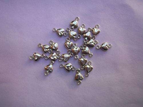 Nickle Heart Connectors(10mm)