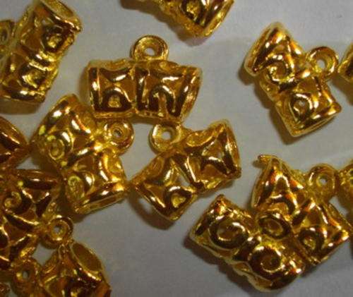 Goldplatted Bail Spacers(10mmx5mm)