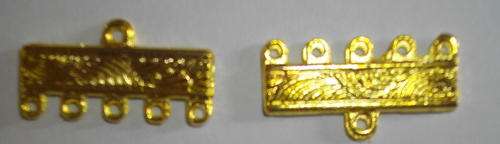 Goldplated End Bar (5-1)(21mm)