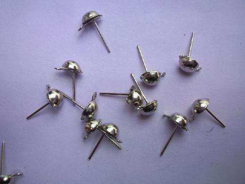 Nickle Earring Stud with Loop(pair)