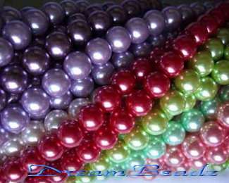 Massive Sale!!!!Assorted Glass Pearls(6mm) - Pack of 250 Pearls