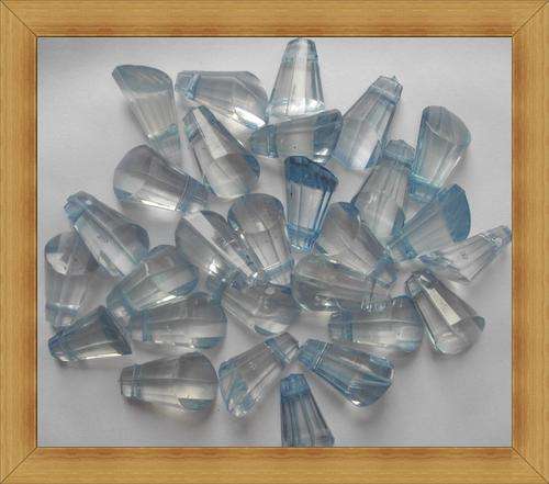 Acrylic Chandelier - Light Blue  (8mmx16mm)-Pack of  20
