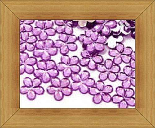 Flower Rhinestones - LILAC (16mm)-Pack of 25
