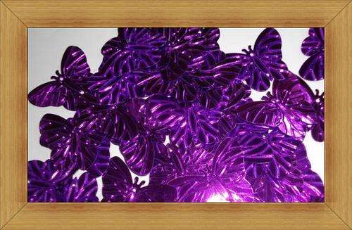 Purple Foil Butterflies(20mmx30mm)Pack of 50