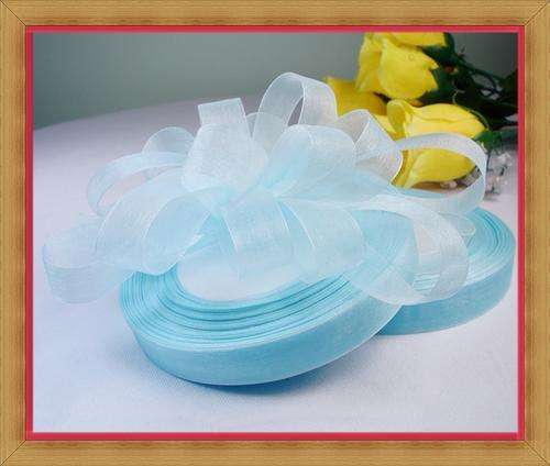 Organza Ribbon - Baby Blue(10mm)-Sold per metre