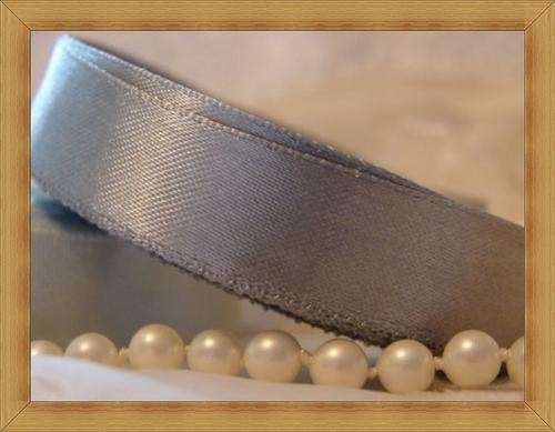 Satin Ribbon - Silver Grey(20mm)-Sold per metre
