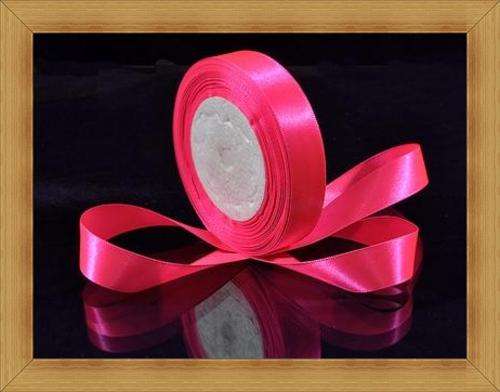 Satin Ribbon - Hot Pink(10mm)-Sold per metre