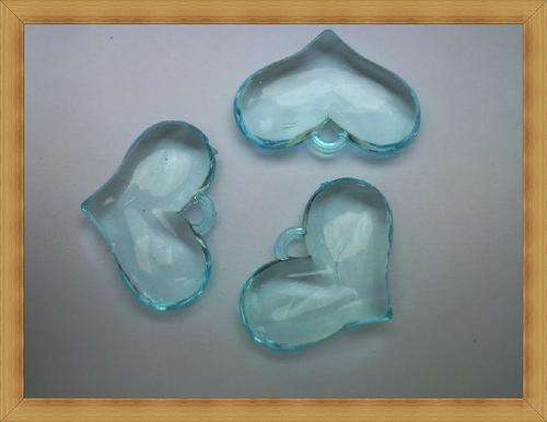 Acrylic Hearts-Light Blue(30mmx20mm)
