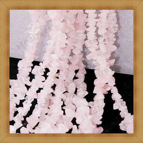 Rose Quartz Gemstone Chips(90cm Strand)