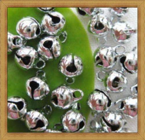 Jingle Bells - SILVERTONE(6mm) - Pack of 10