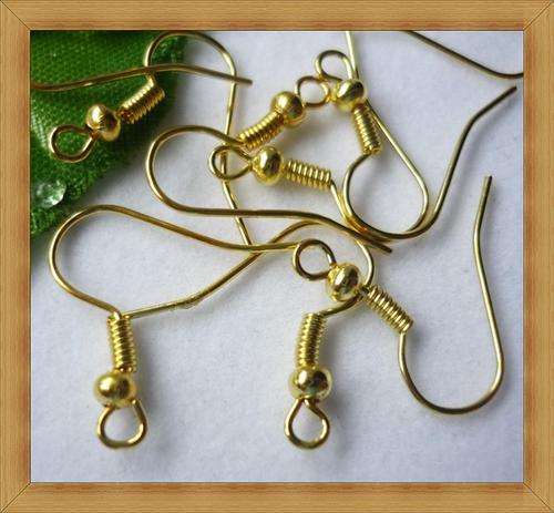 Goldtone Earring Wire - pack of 10