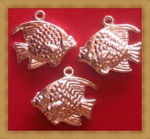 Silverplated  Fish Charms(18mmx13mm)