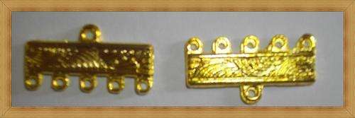 Goldplated End Bar (5-1)(21mm)