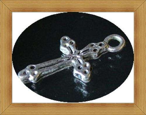 Metal Cross Charms/Pendants(21mm)