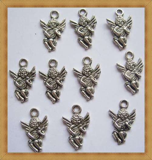 Silvertone Angel Charm - Pack of 5