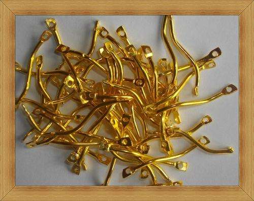 Goldtone Curved Connectors(Pack of 10)