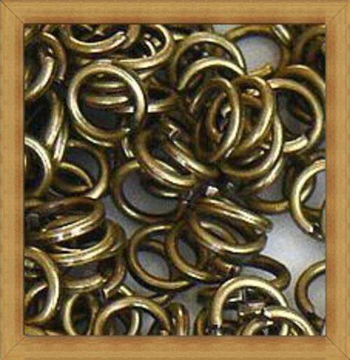 Antique Bronze Jumprings(8mm) - pack of 20