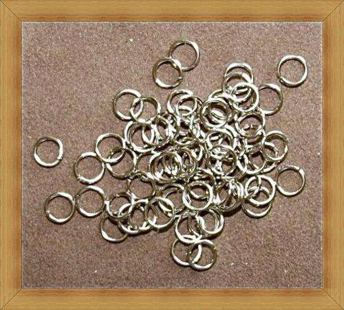 Nickle Jumprings(8mm) - pack of 20