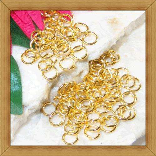 Goldplated Jumprings Rings(6mm) - pack of 20