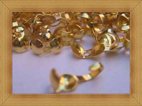 Goldplated Top Hung Calottes- (pack of 10)