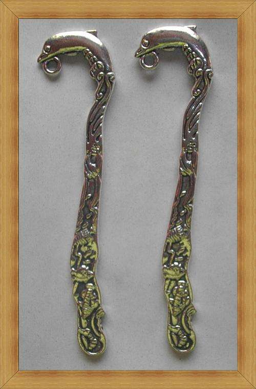 Silvertone Dolphin Bookmark(80mm)