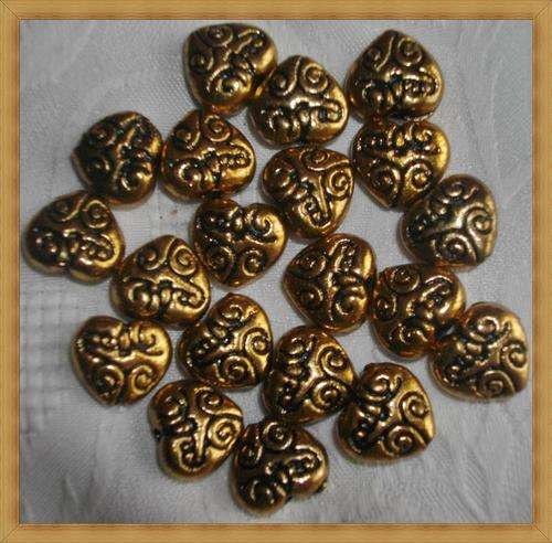 Acrylic Heart Beads(14mmx12mm)