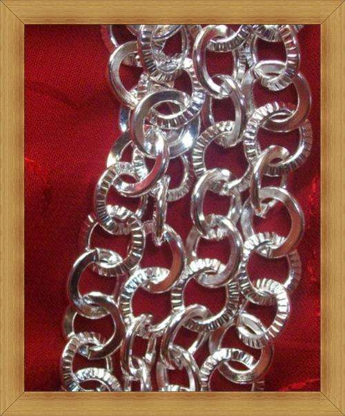 Silverplated Chain(10mmx9mm) -Per Metre