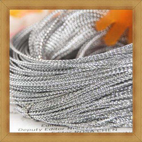 Silver Decor Cord(0.5mm)(Sold Per Metre)