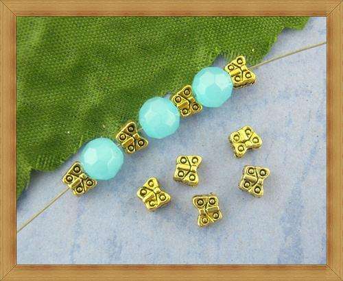 Antique Gold Butterfly Spacers(5mm)- Pack of 20