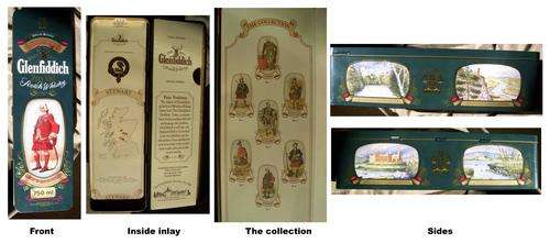 Glenfiddich Special reserve whiskey tin "Clans of the Scottish Highlands - Stewart" # 7 of series