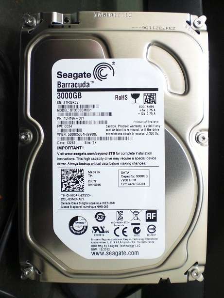 Seagate 3TB Desktop HDD