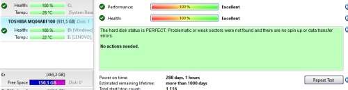 Referbished 1TB Sata 3 2.5" Toshiba HardDrives