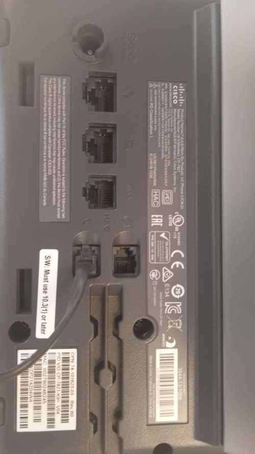 Cisco IP Phone 7821 SIP / VOIP