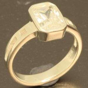 Solid 925 Sterling silver ring, size 6.5