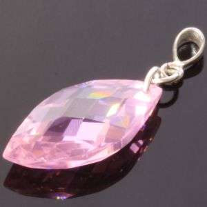 Solid 925 Sterling Silver & Crystal Pendant