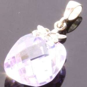 Solid 925 Sterling Silver & Crystal Pendant
