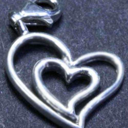 Solid 925 Sterling Silver Charm 30mm + 1.82g